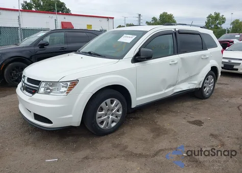 2017 Dodge Journey Se from USA, damaged, VIN 3C4PDCAB0HT621905